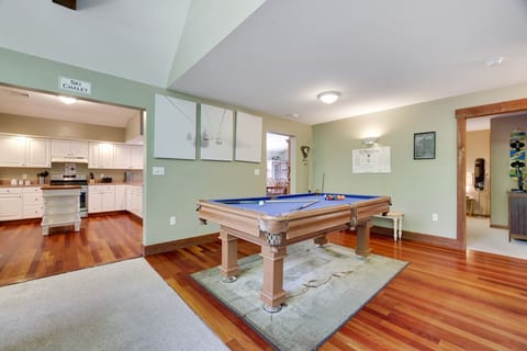 This is where the magic happens. Pool table, games, food and memories!