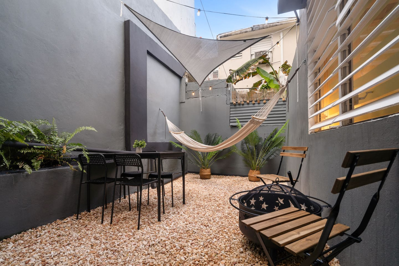 Spain Garden | San Juan | Private Yard & Hammock