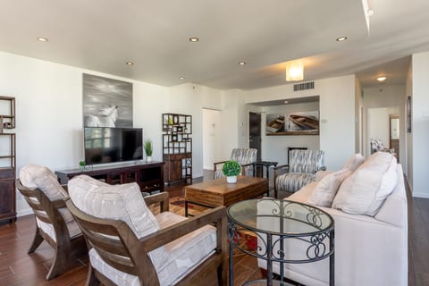 Living Room at Pelican's Peak Sub Penthouse Coal Harbour