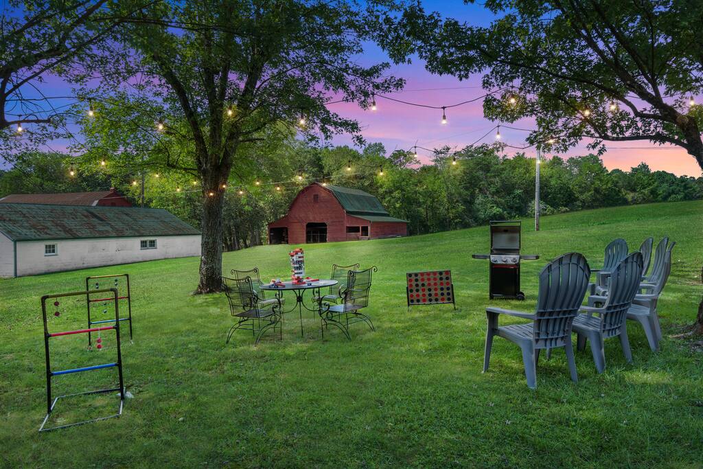 Enjoy a lively game of Jenga or ladder ball in the backyard—challenge your friends and family, share some laughs, and engage in friendly competition while you grill up the perfect fall meal! 