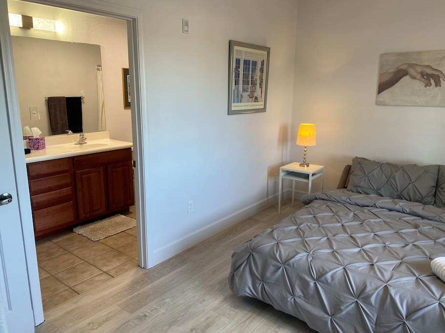 Master bedroom with attach Bathroom.