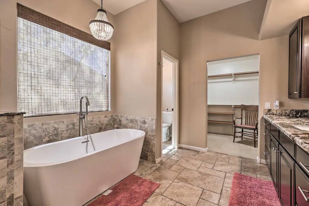 Master Bath into walk-in closet