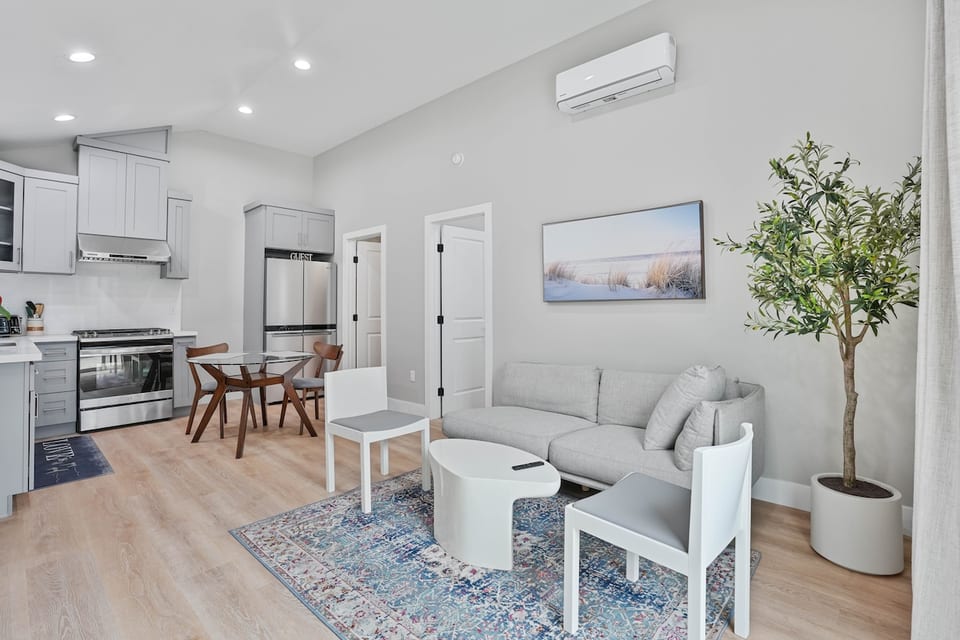 Living room and Kitchen