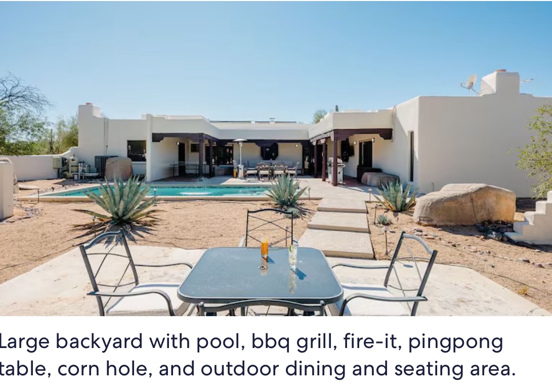 Scottsdale Heated Pools Palms Sleeps 14 Oasis