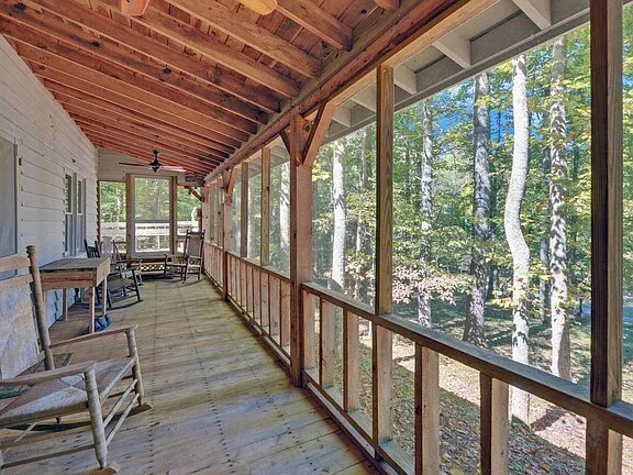 Screened-in porch