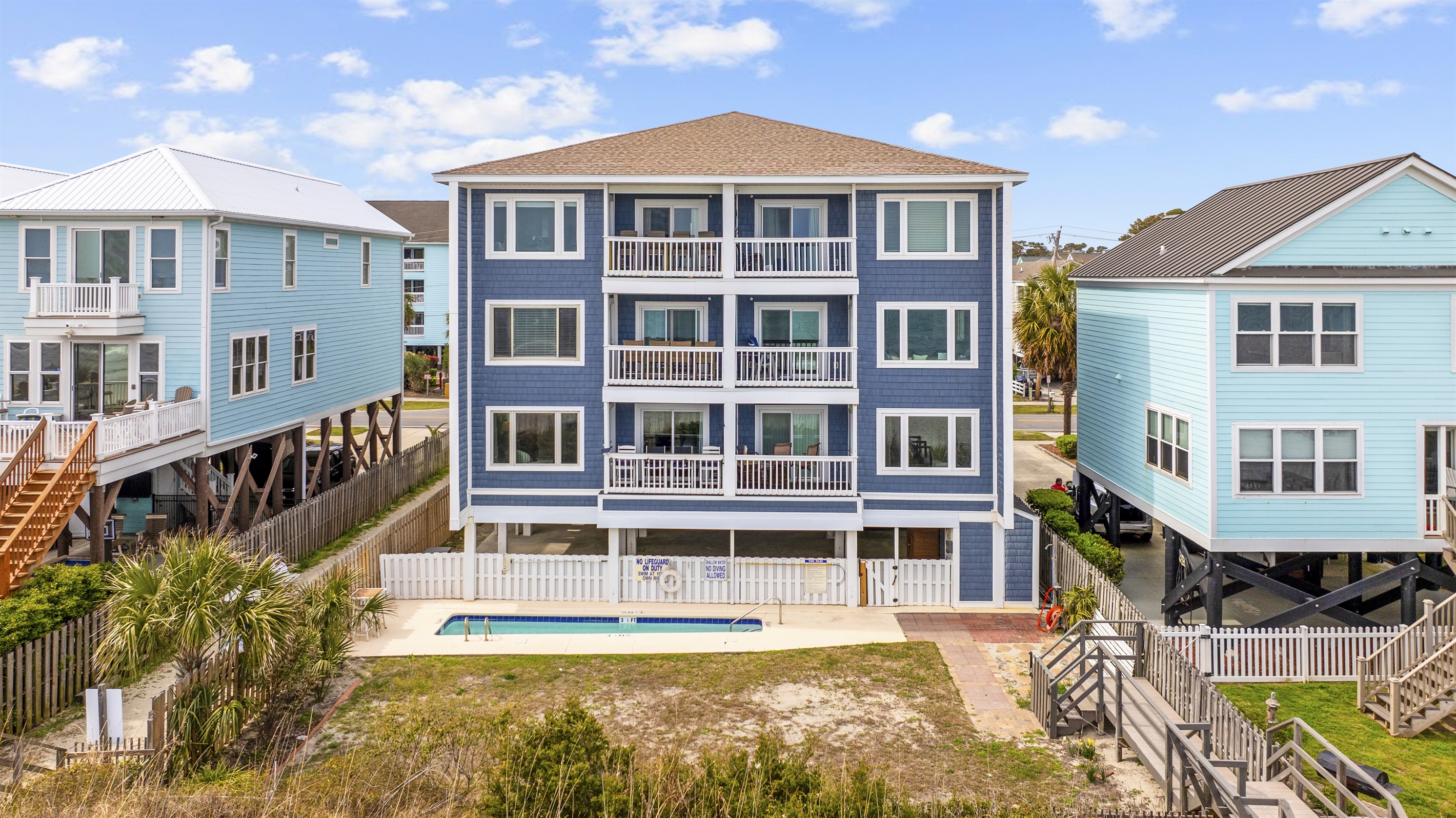 Oceanside of building