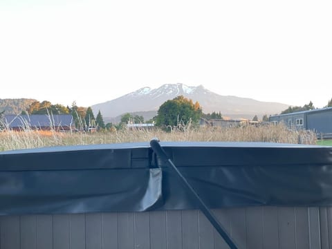 Spa pool view at House 2