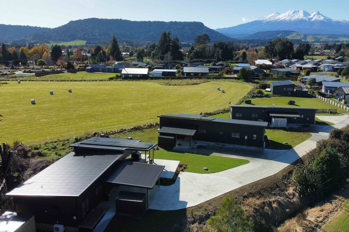 All 3 of our 5 bedroom homes aerial view