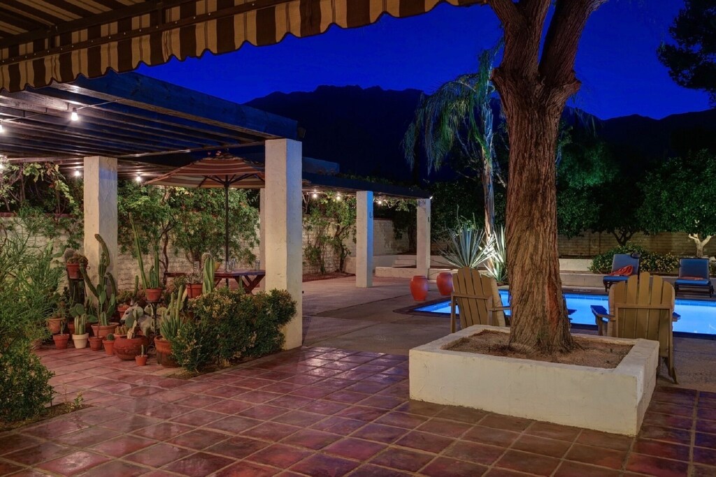 Night view to the mountains