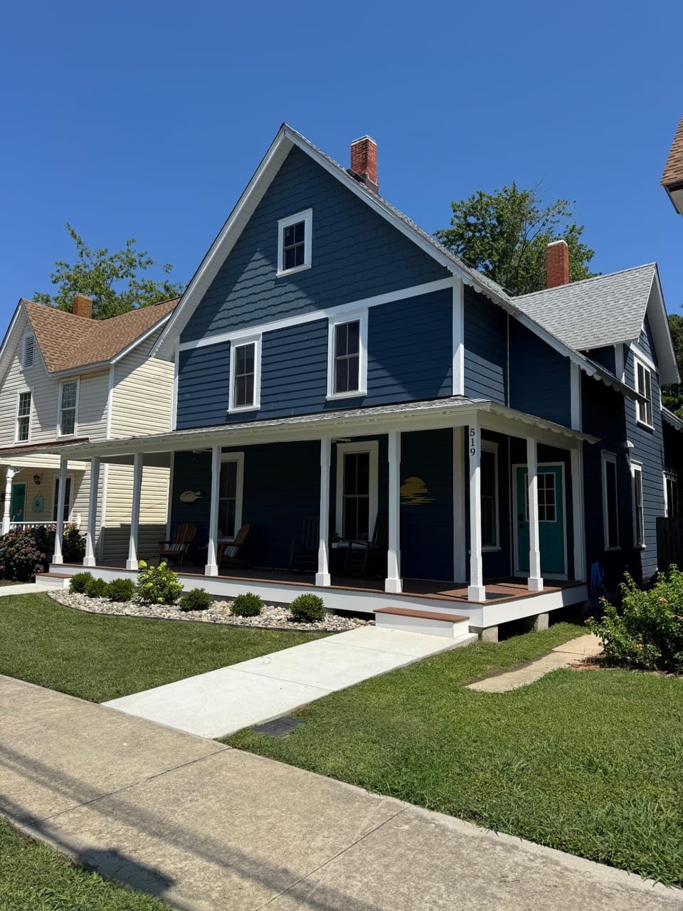 '25 Reno! 1 block to Shops/Park, 1st floor bedroom - Cape Charles