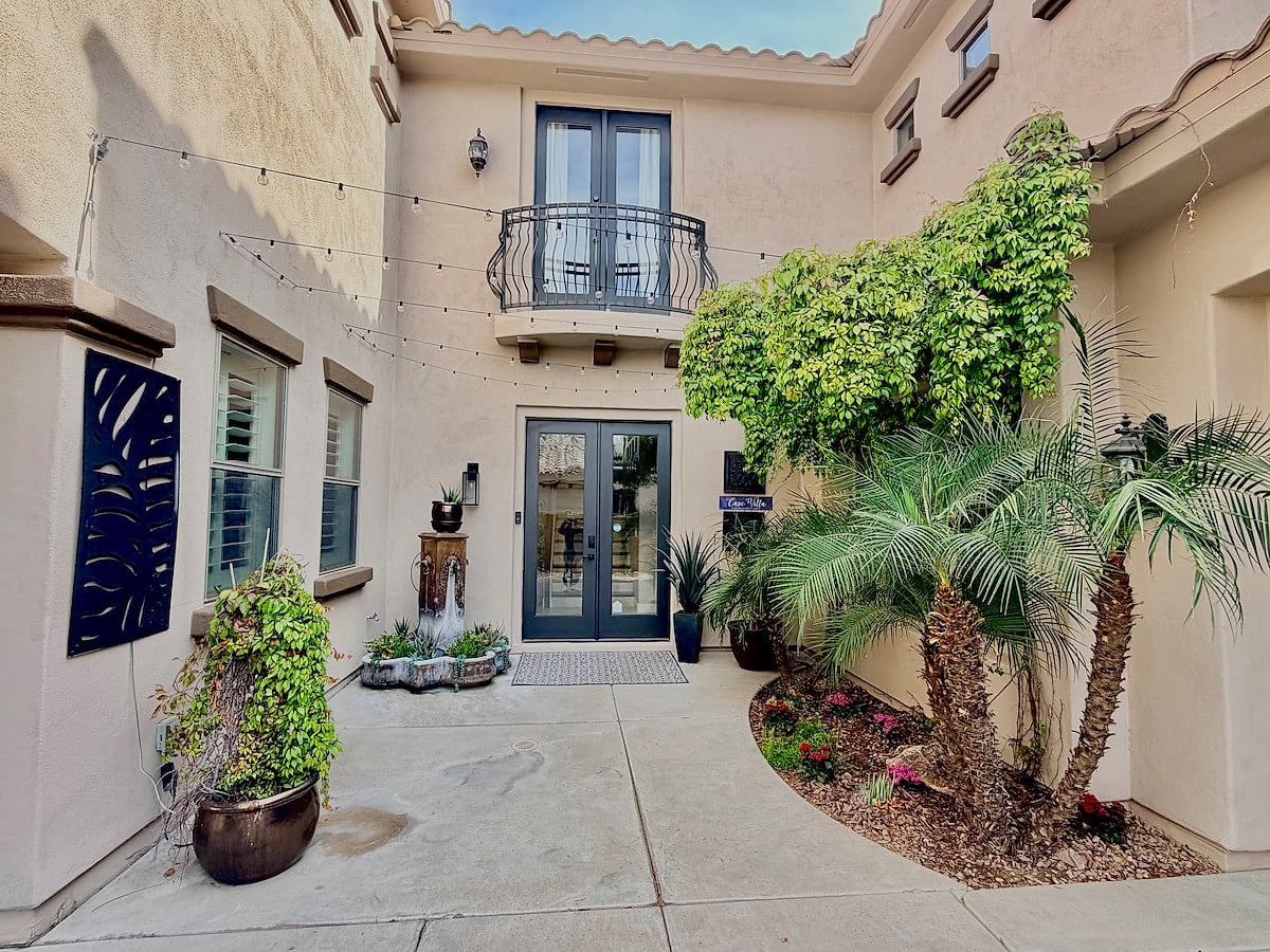 Courtyard entrance daytime
