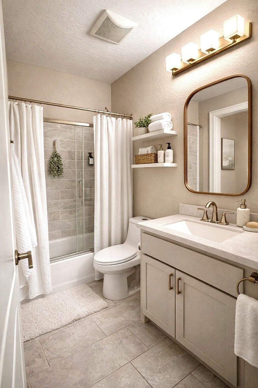 Shared bathroom in Family Suite