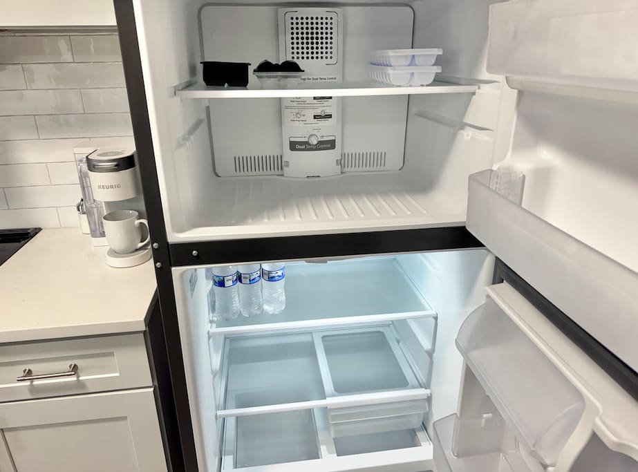 Full-size refrigerator and freezer—clean, spacious, and ready for your groceries. Full-size refrigerator and freezer—clean, spacious, and ready for your groceries. - Peaceful & Convenient 2BR Near Ballantyne - Charlotte