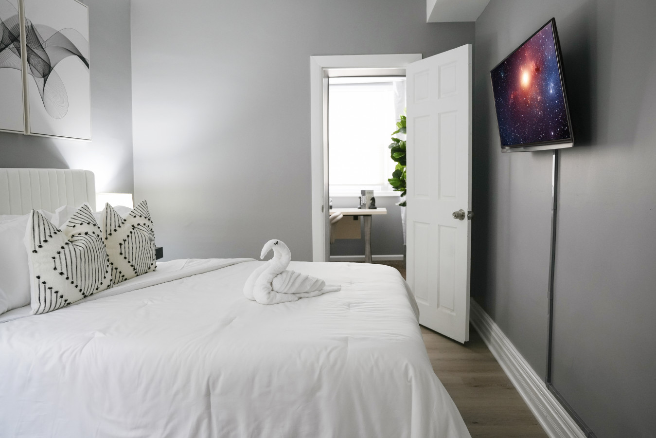 2BR w/ Workspace + Coffee Bar • Near Transit