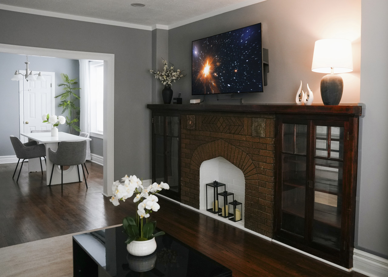 2BR w/ Workspace + Coffee Bar • Near Transit