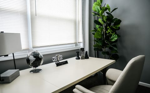 2BR w/ Workspace + Coffee Bar • Near Transit