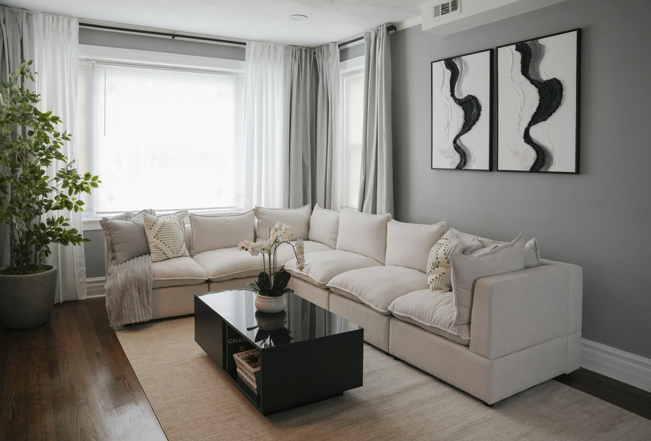 2BR w/ Workspace + Coffee Bar • Near Transit