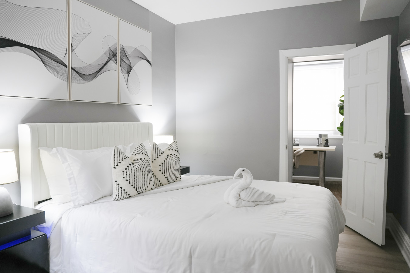 2BR w/ Workspace + Coffee Bar • Near Transit