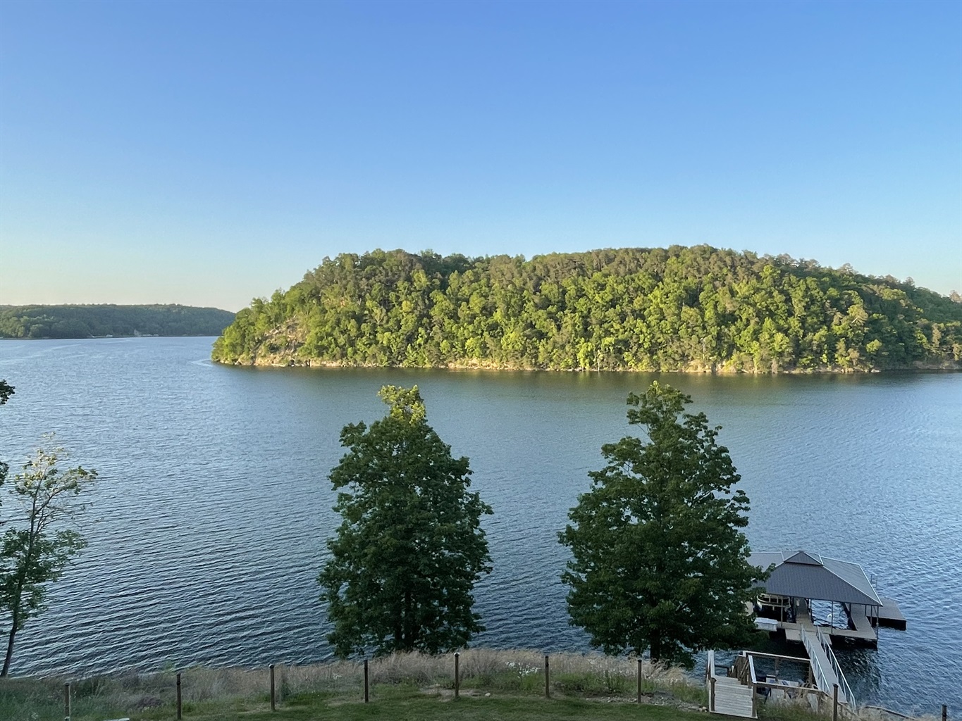 Signature View from the Main Deck.  No houses or docks.  Rare on Smith Lake.  STUNNING! - Clearwater Shores - Smith Lake, AL - Bremen