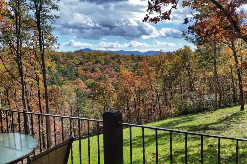 Fall views from deck