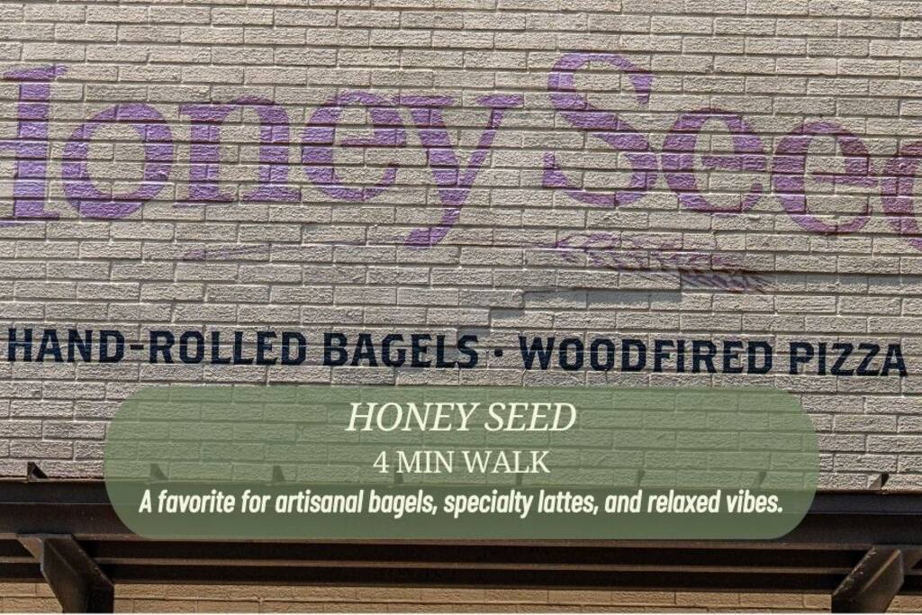 Craving a fresh bagel or hearty sandwich? Honey Seed is just a 4-minute walk away and a local favorite for breakfast and lunch delights. - Downtown | Family Friendly | Walk to the Choo Choo - Chattanooga