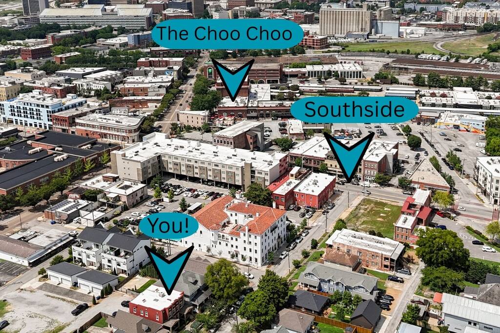 In Southside | Roomy 6 Bedroom | Walk to Choo Choo - Chattanooga In Southside | Roomy 6 Bedroom | Walk to Choo Choo - Chattanooga