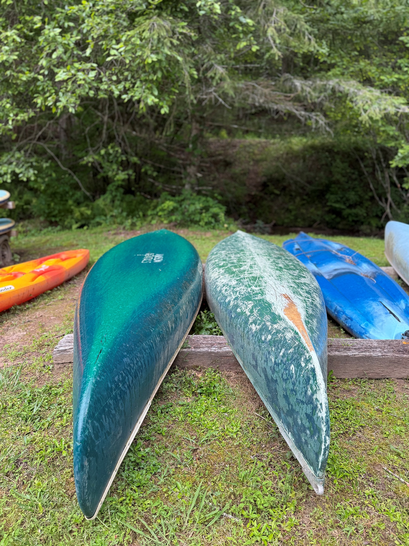 Get out on the water! ✨ Guests can use our two canoes at no charge — the perfect way to experience Lake Santeetlah. Life jackets not provided, so pack your own! Get out on the water! ✨ Guests can use our two canoes at no charge — the perfect way to experience Lake Santeetlah. Life jackets not provided, so pack your own! - Buffalo Creek Log Cabin - Robbinsville