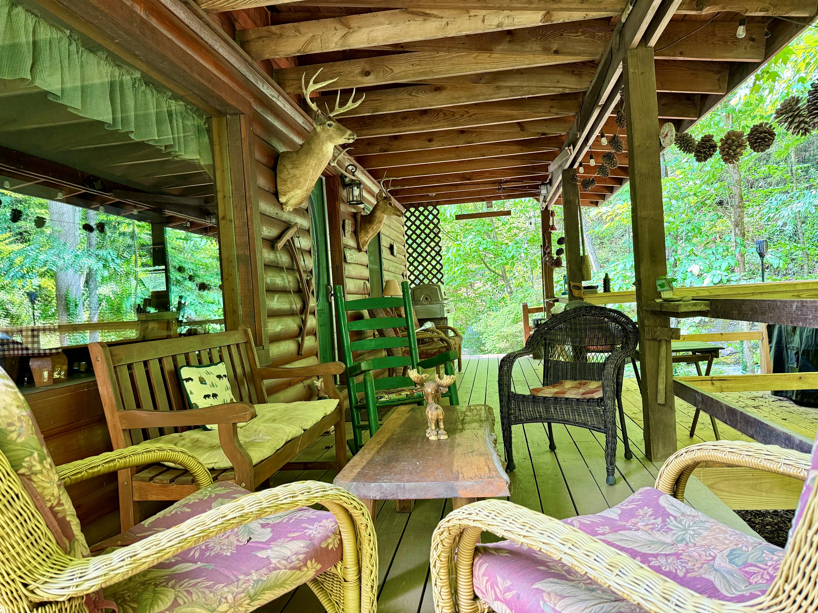 Morning coffee just hits different out here. Morning coffee just hits different out here. - Buffalo Creek Log Cabin - Robbinsville