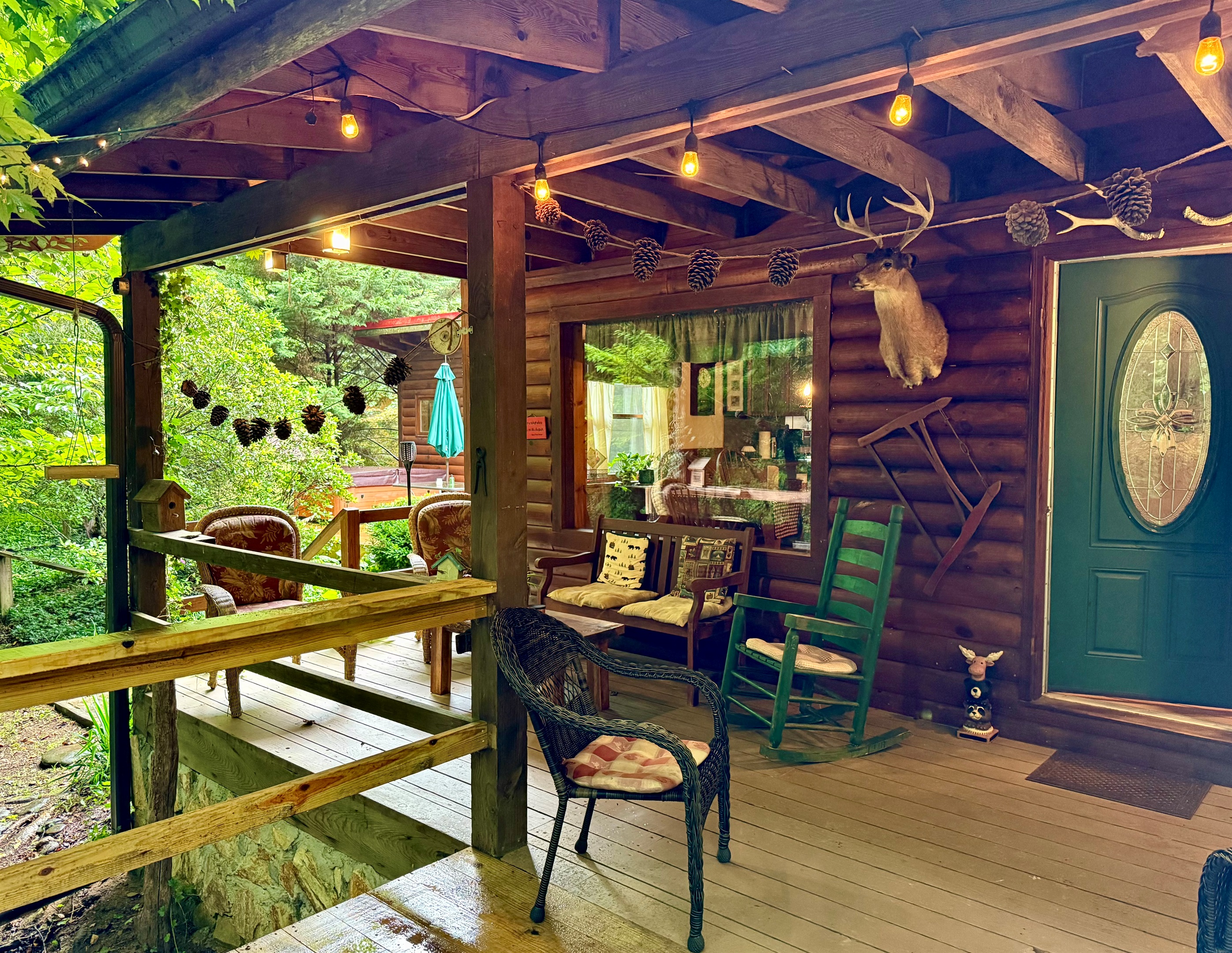 Morning coffee just hits different out here. Morning coffee just hits different out here. - Buffalo Creek Log Cabin - Robbinsville