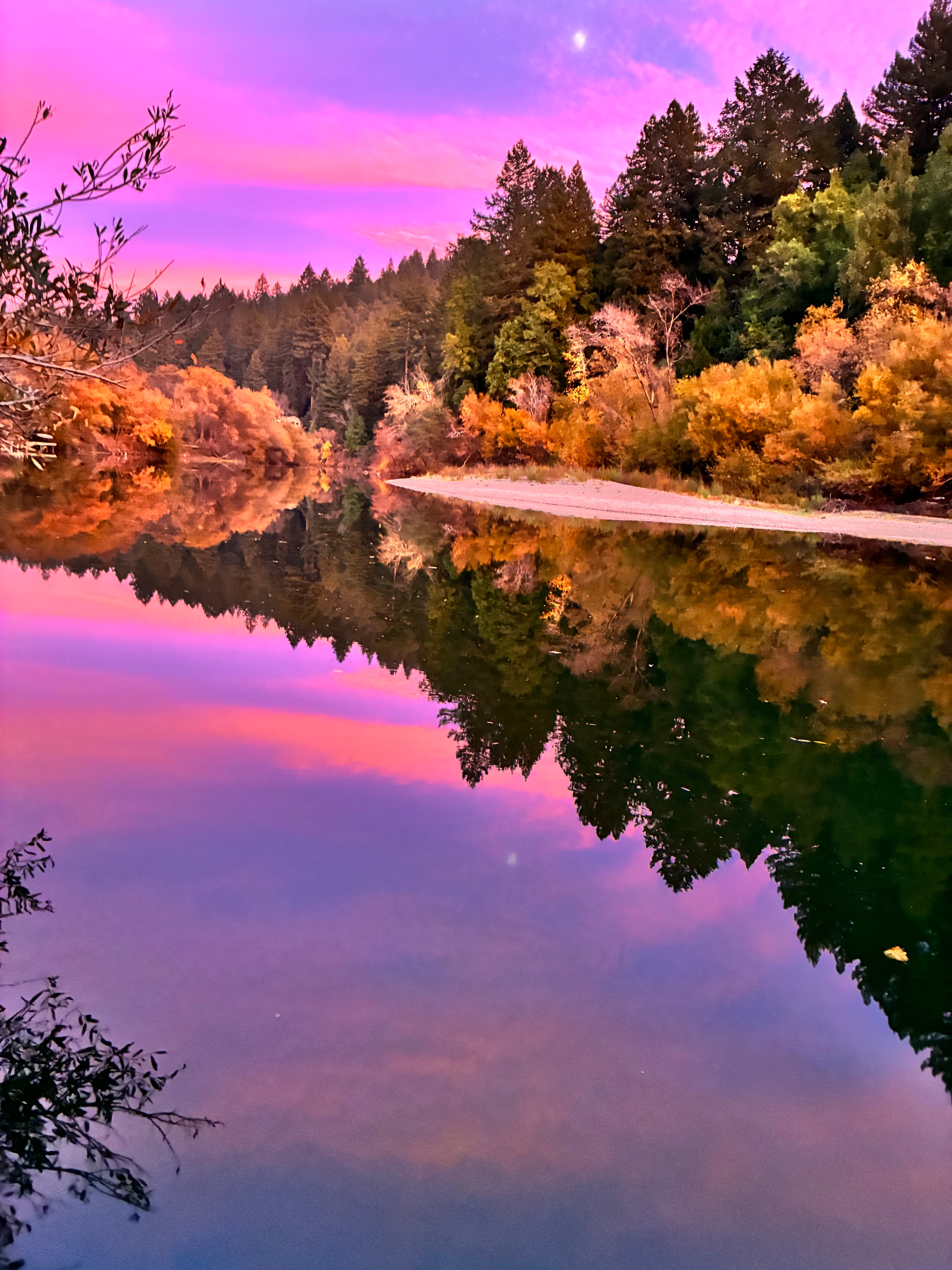 Autumn view from the dock
