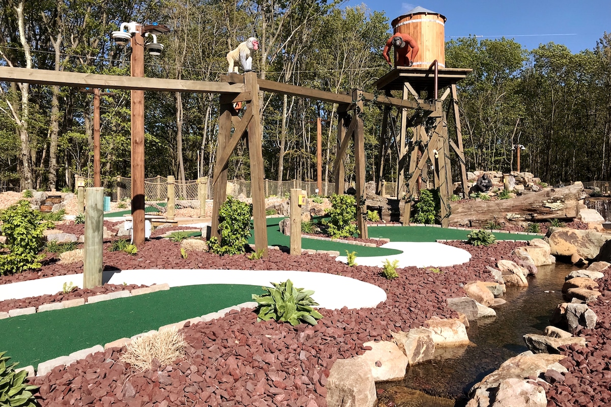 3 mins to Big Boulder Lake, FREE Beach Club passes - Lake Harmony