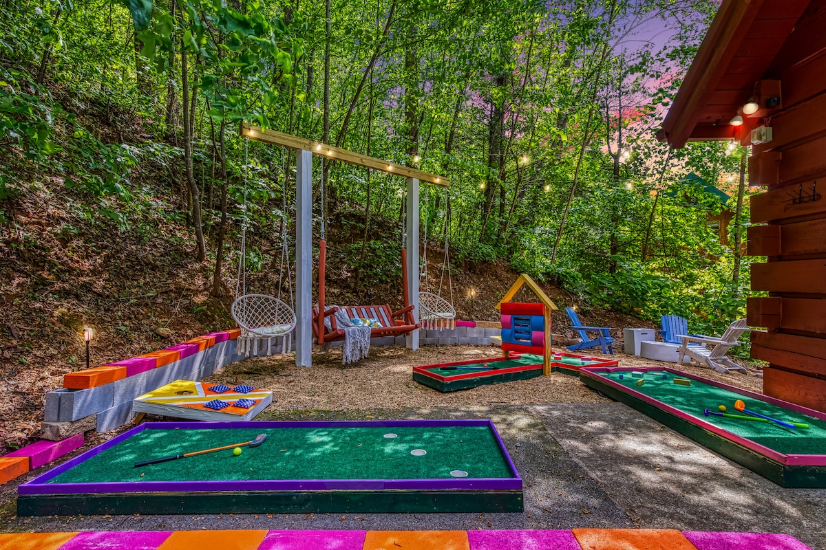 skylight-retreat-mountain-view-game-room/