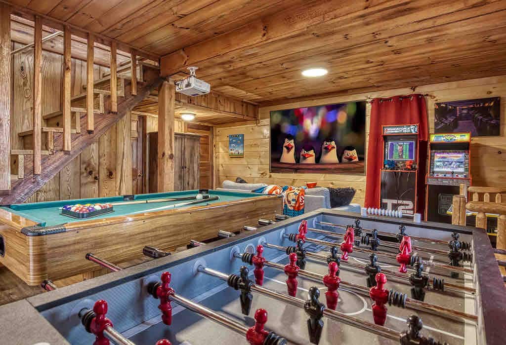 skylight-retreat-mountain-view-game-room/