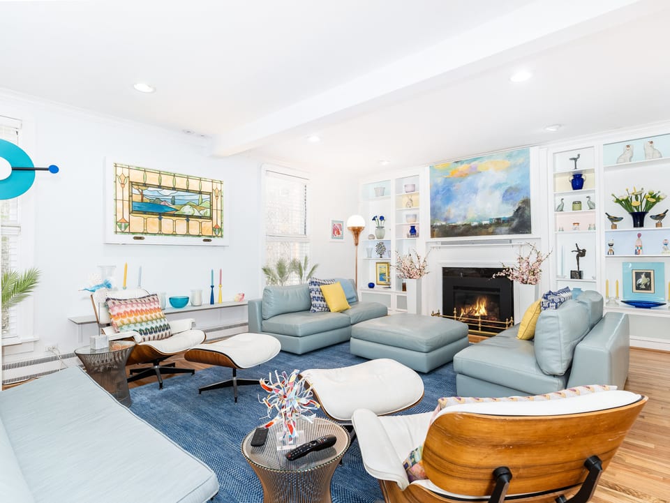 Living Room with 65" TV