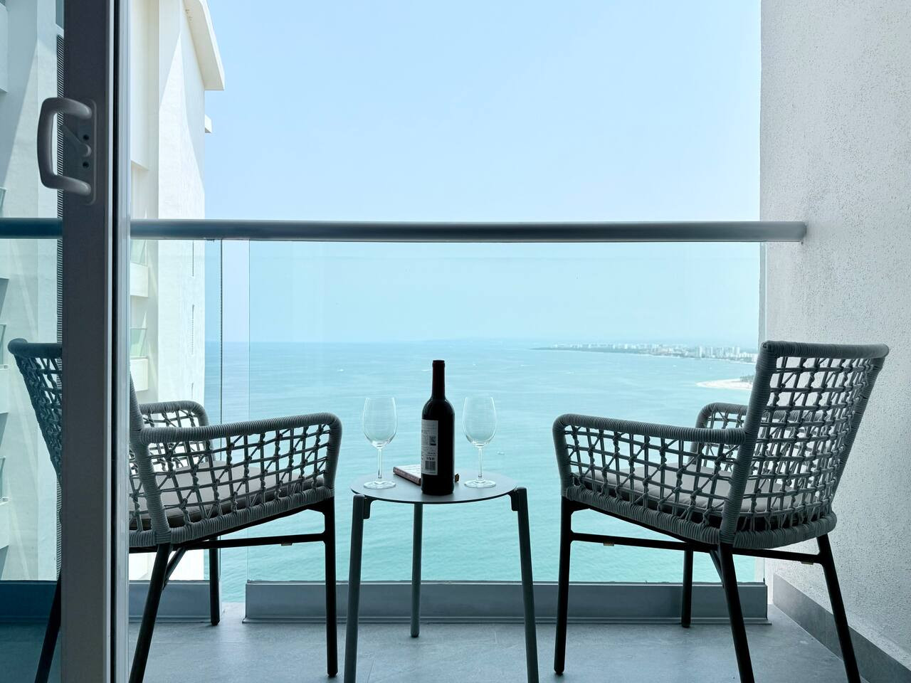 Beautiful ocean view from the 27th floor