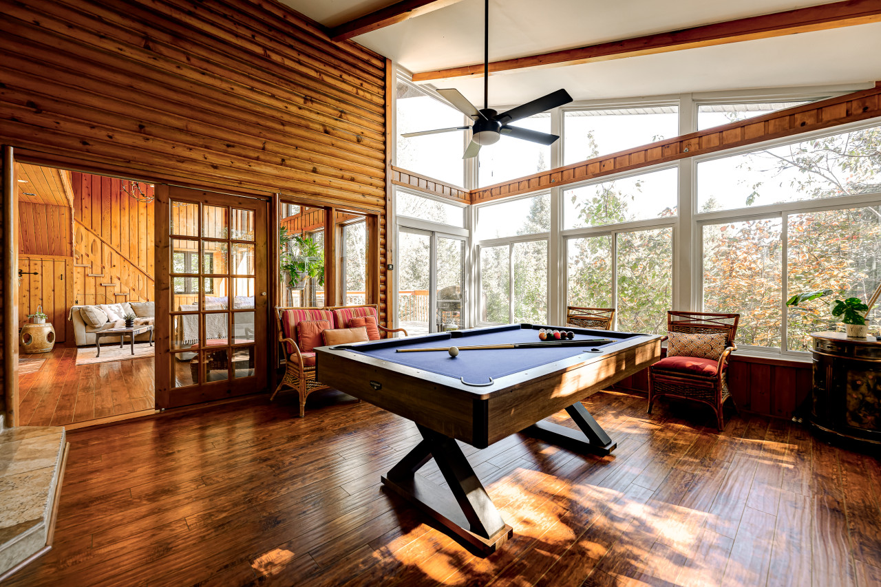 authentic-swiss-chalet-4br-with-private-spa-and-pool-table/