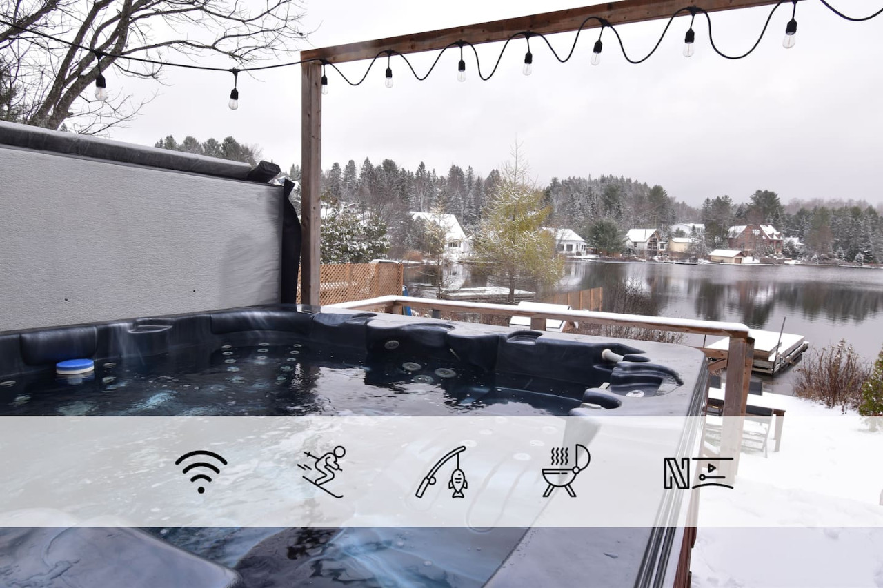 Oasis on the LAKEFRONT with SPA and SKIING