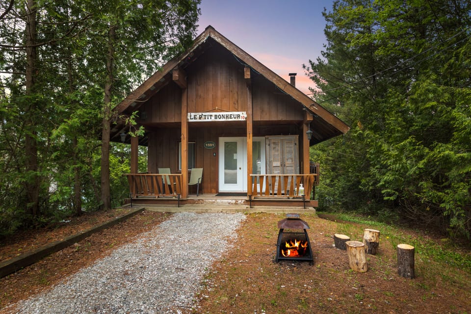 Rustik cabin with beach access and kayaks - Sainte-Lucie-des-Laurentides