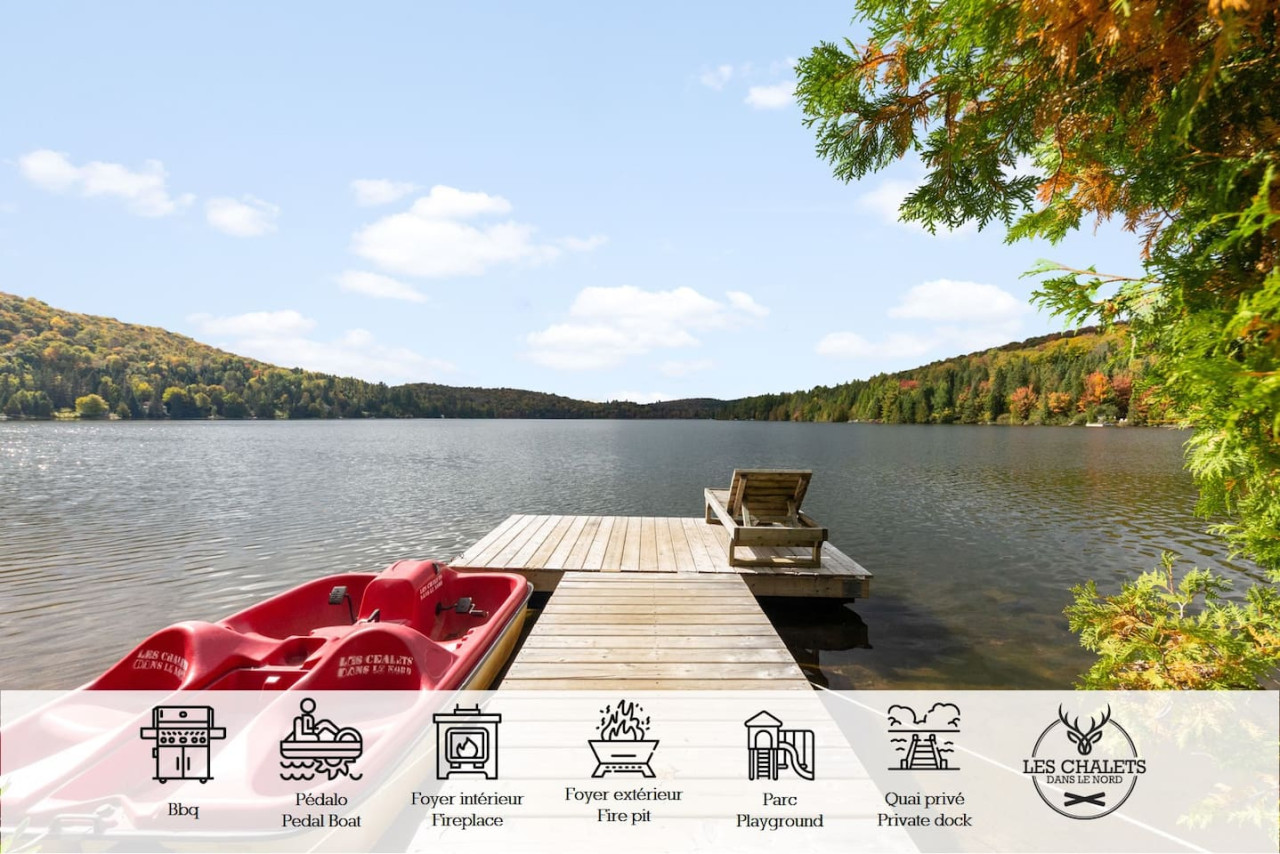 Le1617 - Private dock & Lake - Les chalets dans le nord