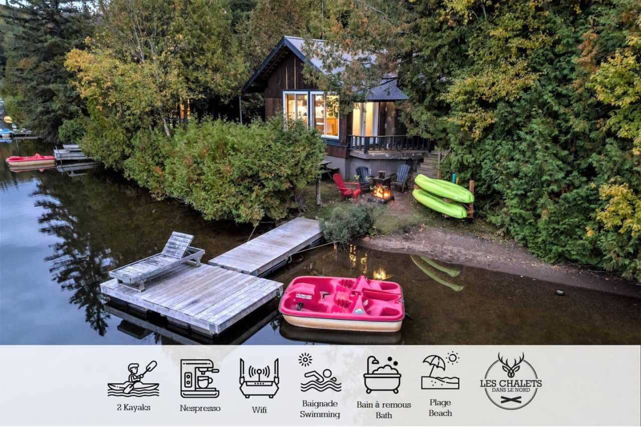 Le1617 - Private dock & Lake - Les chalets dans le nord