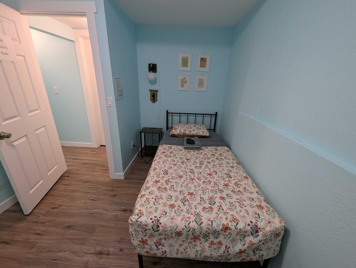 the-aurora-room-10-min-bus-to-downtown/