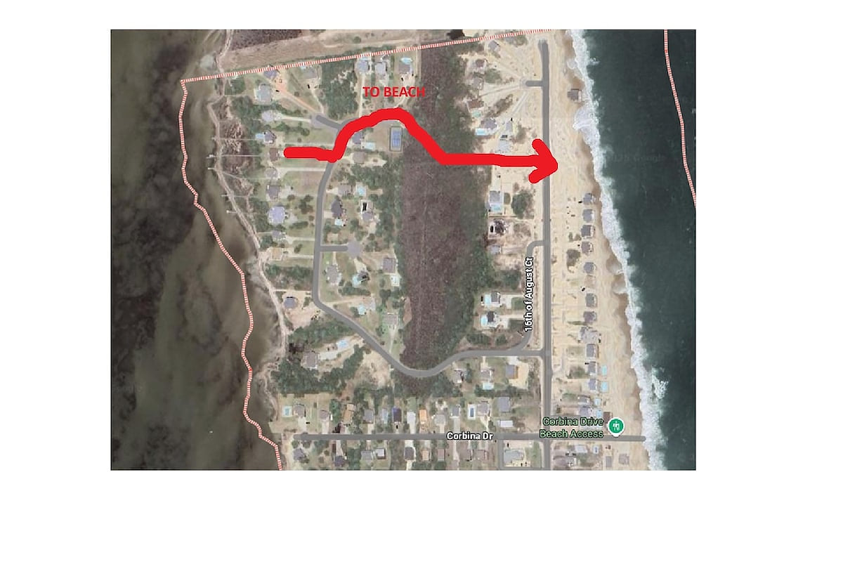 3 Minute-Walk directly to beach via HOA walk-over. 