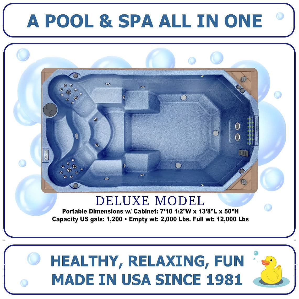 New Swim Spa to be installed March 2026