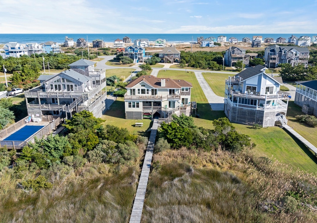 Aerial View of our beautiful new home! Luxury Waterfront Paradise
