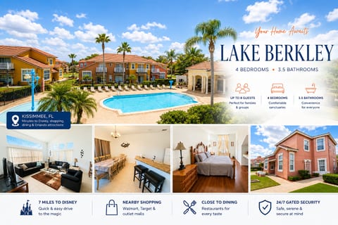 LAKE BERKLEY (975PT) - 4BR 3.5BA Townhome