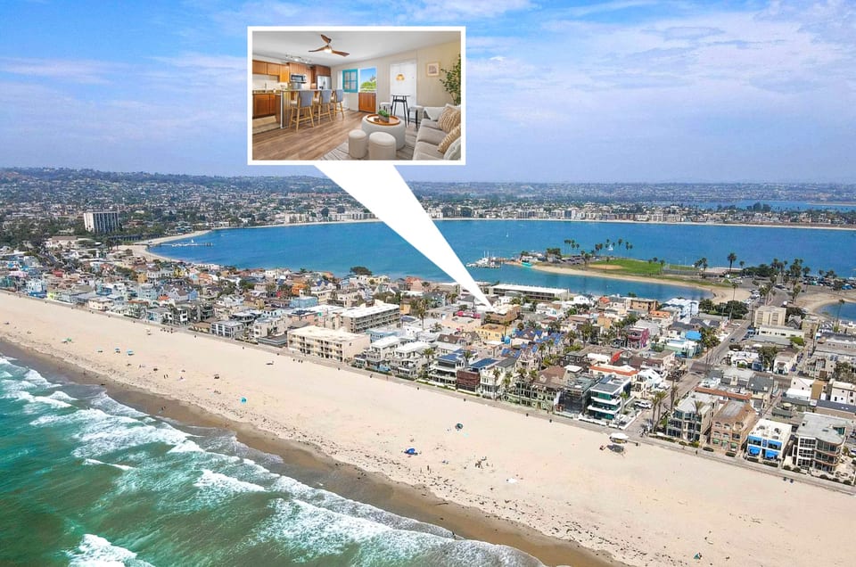 MISSION BEACH SURF LODGE in of MISSION BEACH!! - San Diego