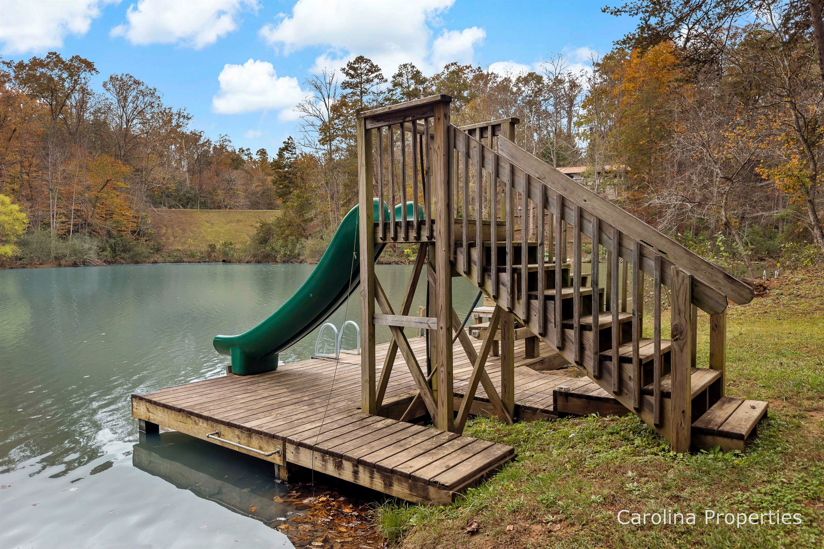 Slide into Mirror Lake.