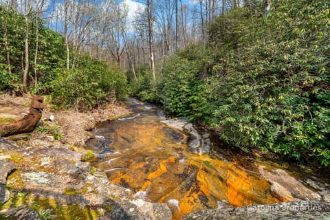 Listen to the water flowing down the creek