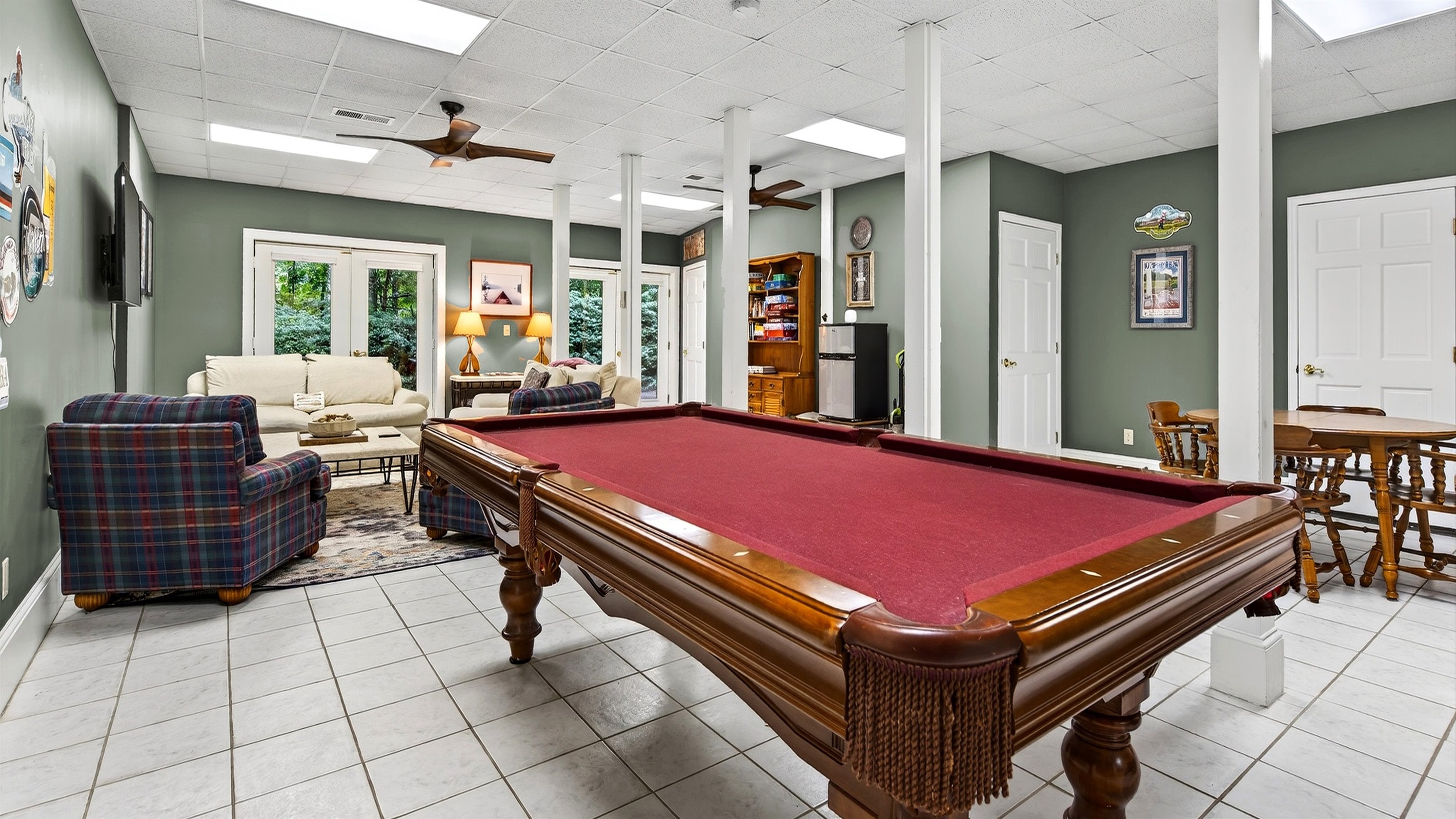 Lower level game room