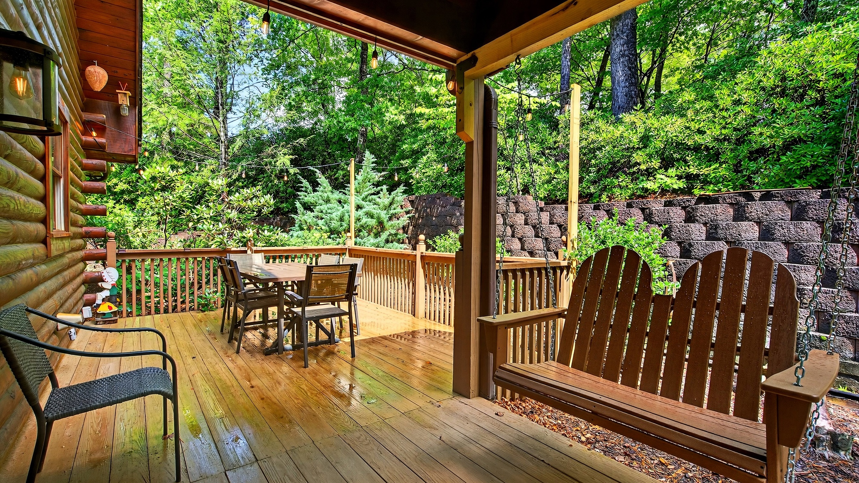 View from the front entry of the home.